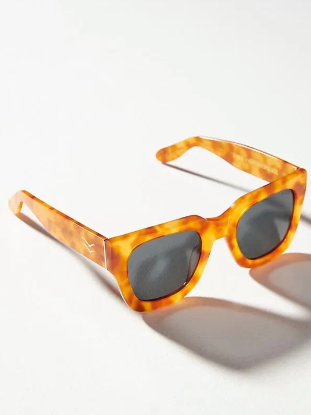 Anthropologie x I-Sea Jolene Sunglasses Sunnies in Beige Honey Tortoiseshell - Picture 6 of 8